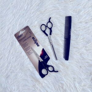 🤍2 Styling Scissors plus Black Comb